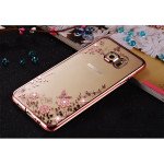 Wholesale Samsung Galaxy S7 Edge Secret Garden Electroplate Hybrid Case (Rose Gold)